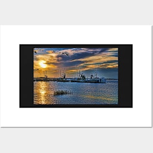 Shrimp Boats Posters and Art